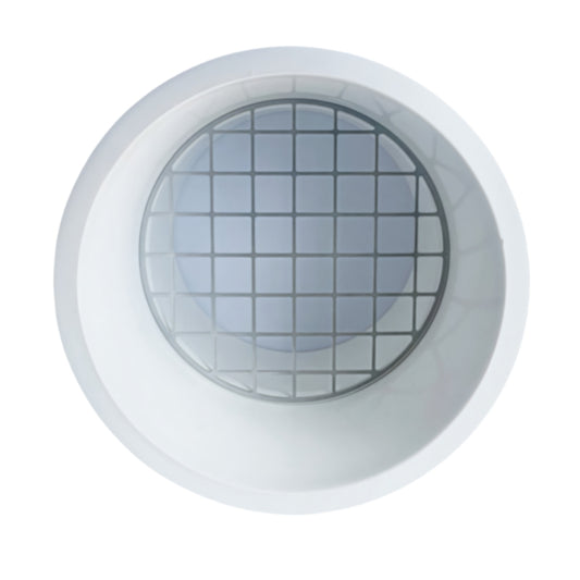 PVC Vent Cap 1 pcs for 2" Schedule 40,PVC Termination Cap,Vent Cover Screen,Round Furnace PVC Pipe Stainless Steel Roof Vent Cap,Installation not Required That PVC Elbow,or Coupling